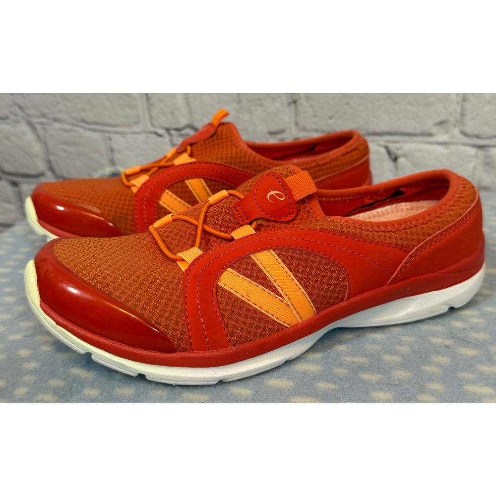 Easy‎ Spirit Slip On Walking Shoes Comfort Loafers Orange Size 6